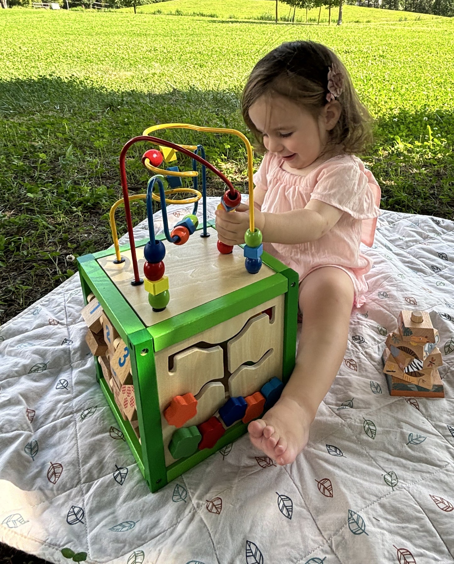 Cubo Motricità da legno. Superfici di gioco e percorsi motricità.